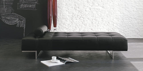 DREAMING Banquette-lit en cuir ou en tissu