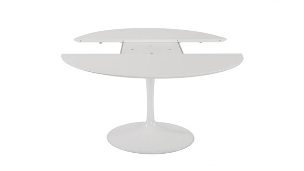 TULIP Round table extensible plateau en laminé