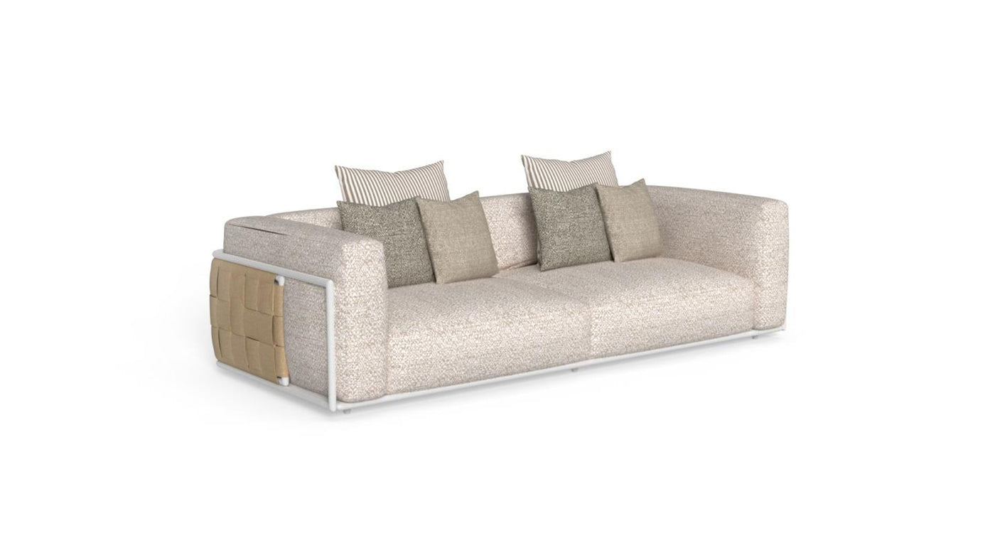 Tressé outdoor 3 seater sofa