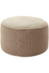 BERENICE pouf rond d'intérieur extérieur