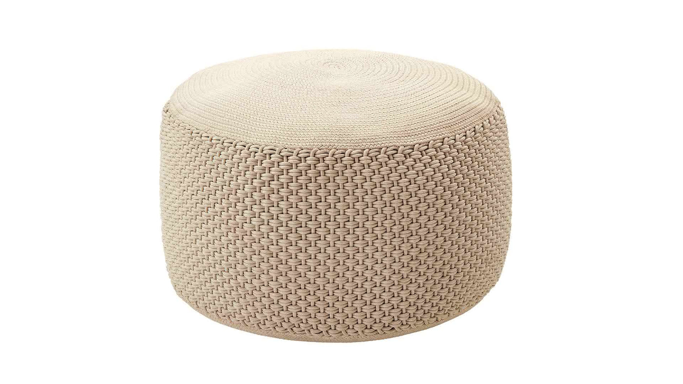 BERENICE pouf rond d'intérieur extérieur