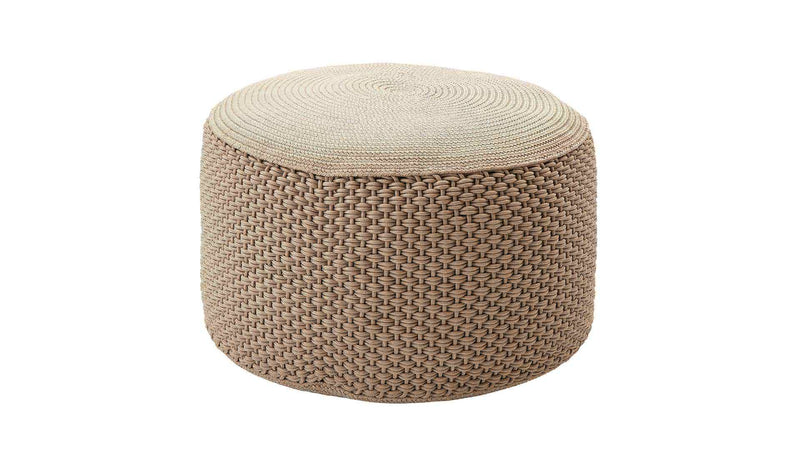 BERENICE pouf rond d'intérieur extérieur