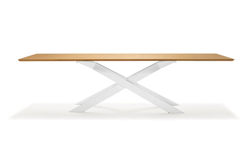 CROSS Table avec plateau en bois