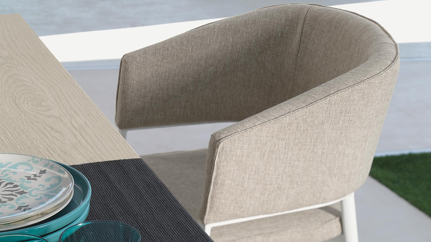 EDEN Chaise de salle à manger pour l'extérieur