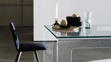 FROG Table avec verre bombé