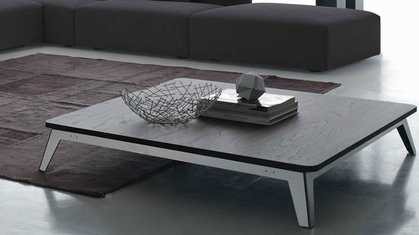 METROPOLI Table basse en acier inoxydable