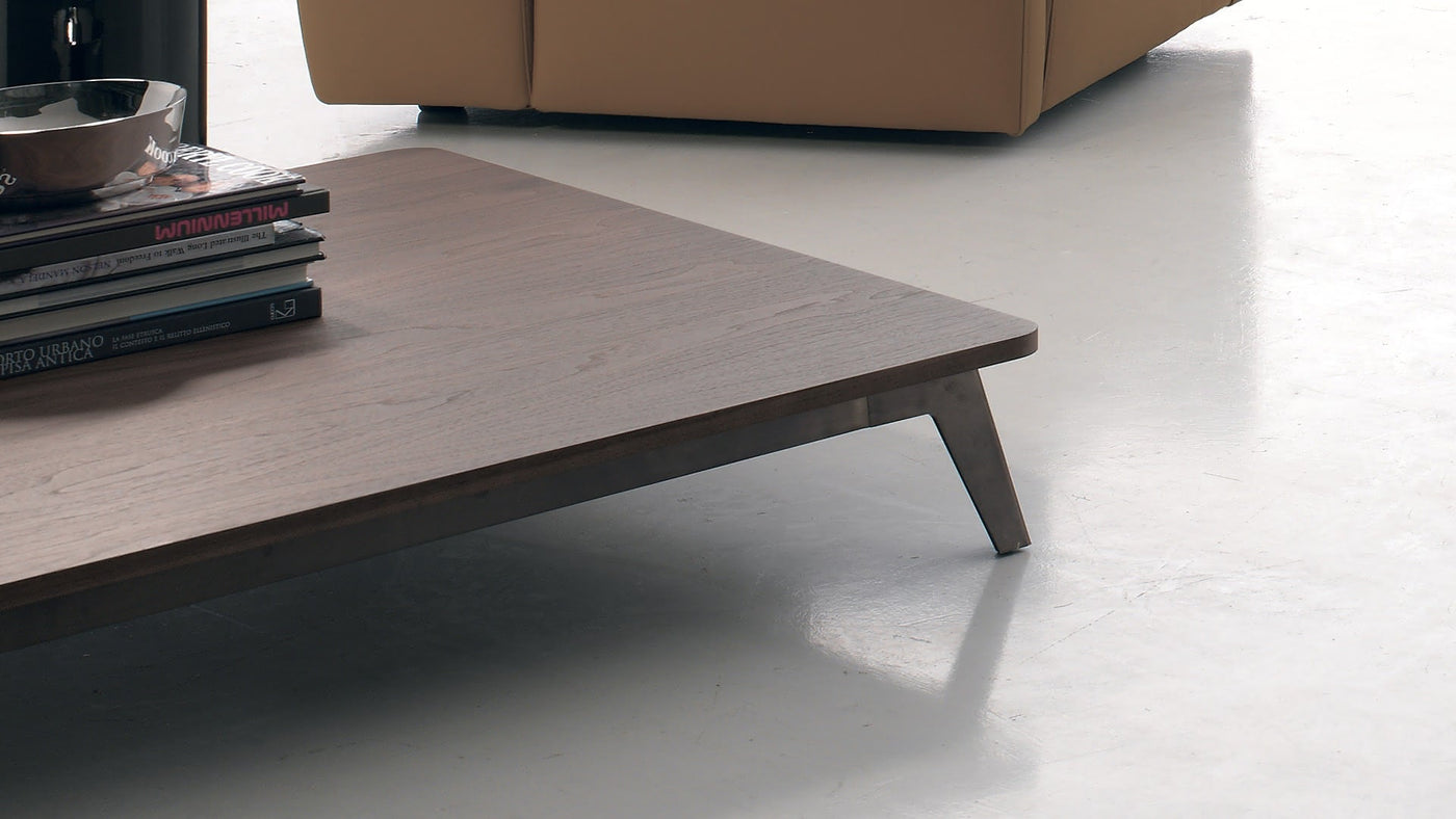 METROPOLI Table basse en acier inoxydable