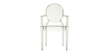 SET 2 Louis Ghost Petit Fauteuil by Kartell