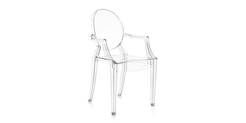 SET 2 Louis Ghost Petit Fauteuil by Kartell