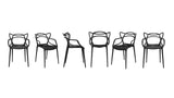 SET 6 MASTERS CHAISE BY KARTELL