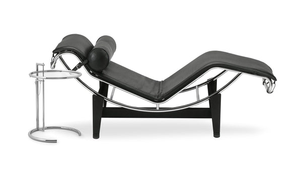SET CHAISE LONGUE + ADJUSTABLE TABLE - TABLE D'APPOINT