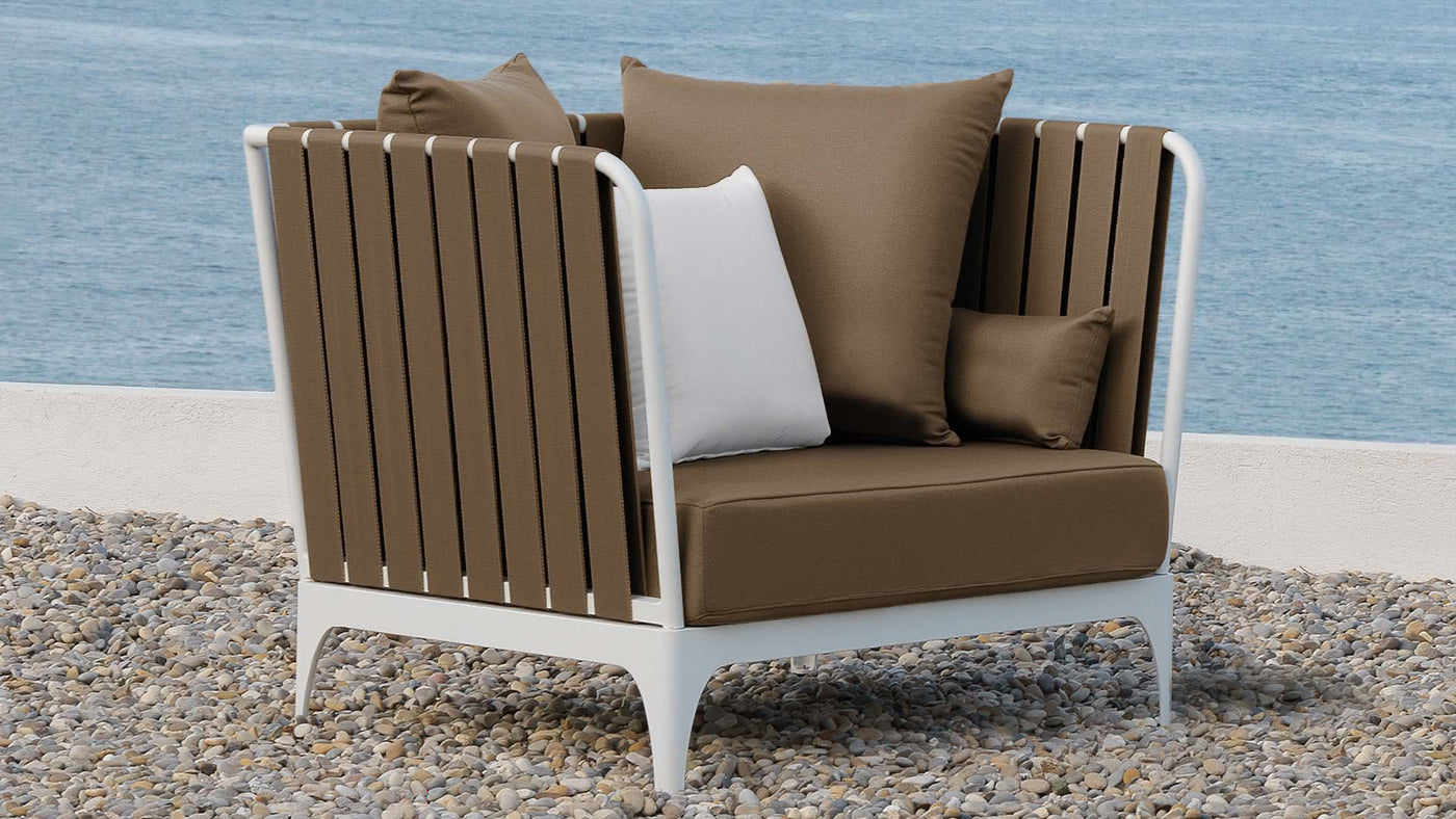 STRIPE Fauteuil pour l'extérieur