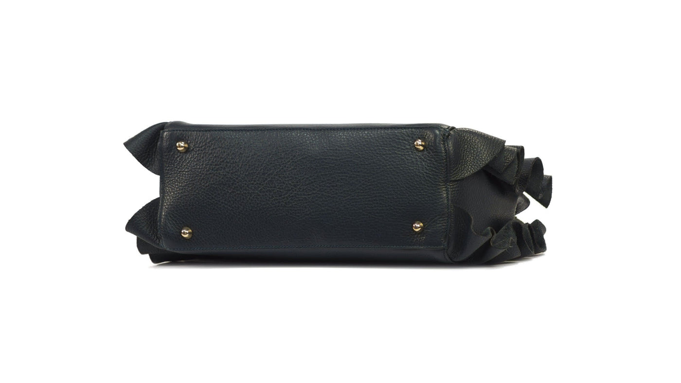 Sac à main LELA en cuir avec bandoulière