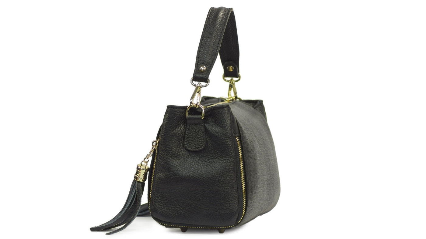 Sac à main NALA en cuir semi rigid