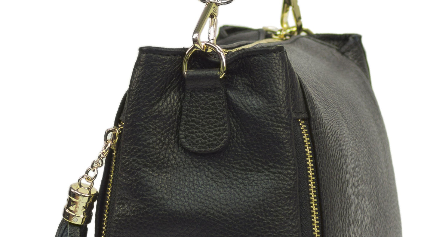 Sac à main NALA en cuir semi rigid