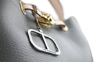 Sac à main SEGRETA en cuir rigid
