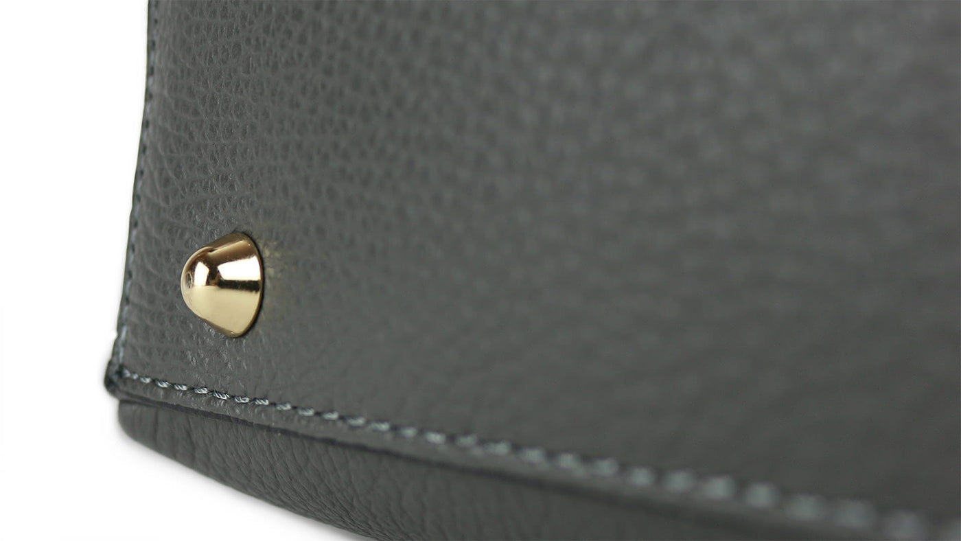 Sac à main SEGRETA en cuir rigid