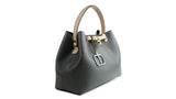 Sac à main SEGRETA en cuir rigid