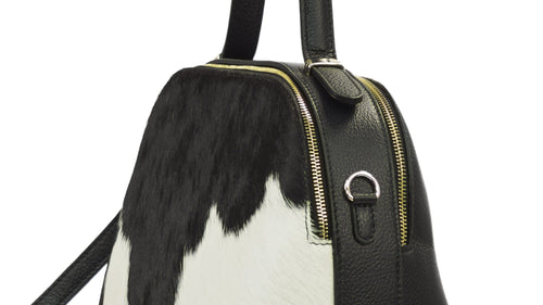 Sac à main TADIA en cuir dollaro et pony