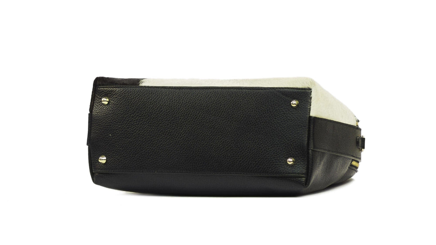 Sac à main TADIA en cuir dollaro et pony