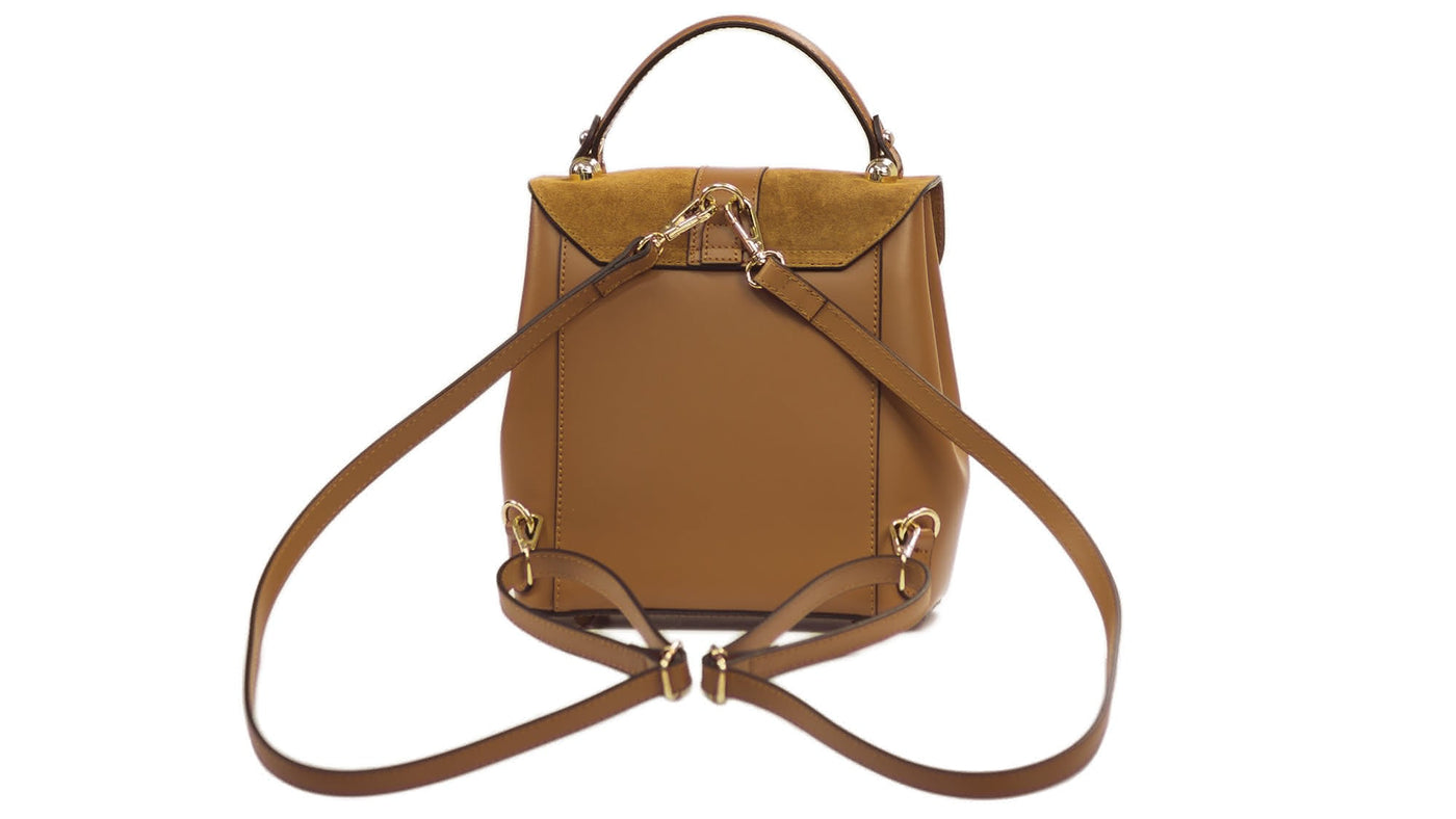 Sac à main et à bandoulière INA en cuir et suède