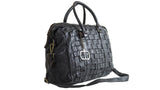 Sac de voyage NASULE en cuir avec poches latérales