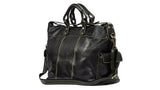 Sac de voyage PUNSO en cuir avec poches latérales