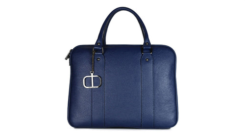 Sac pour ordinateur FANATIA en cuir avec bandoulière
