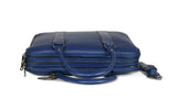 Sac pour ordinateur FANATIA en cuir avec bandoulière
