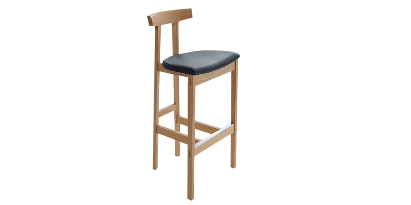 TORII Tabouret de BAR avec coque en bois