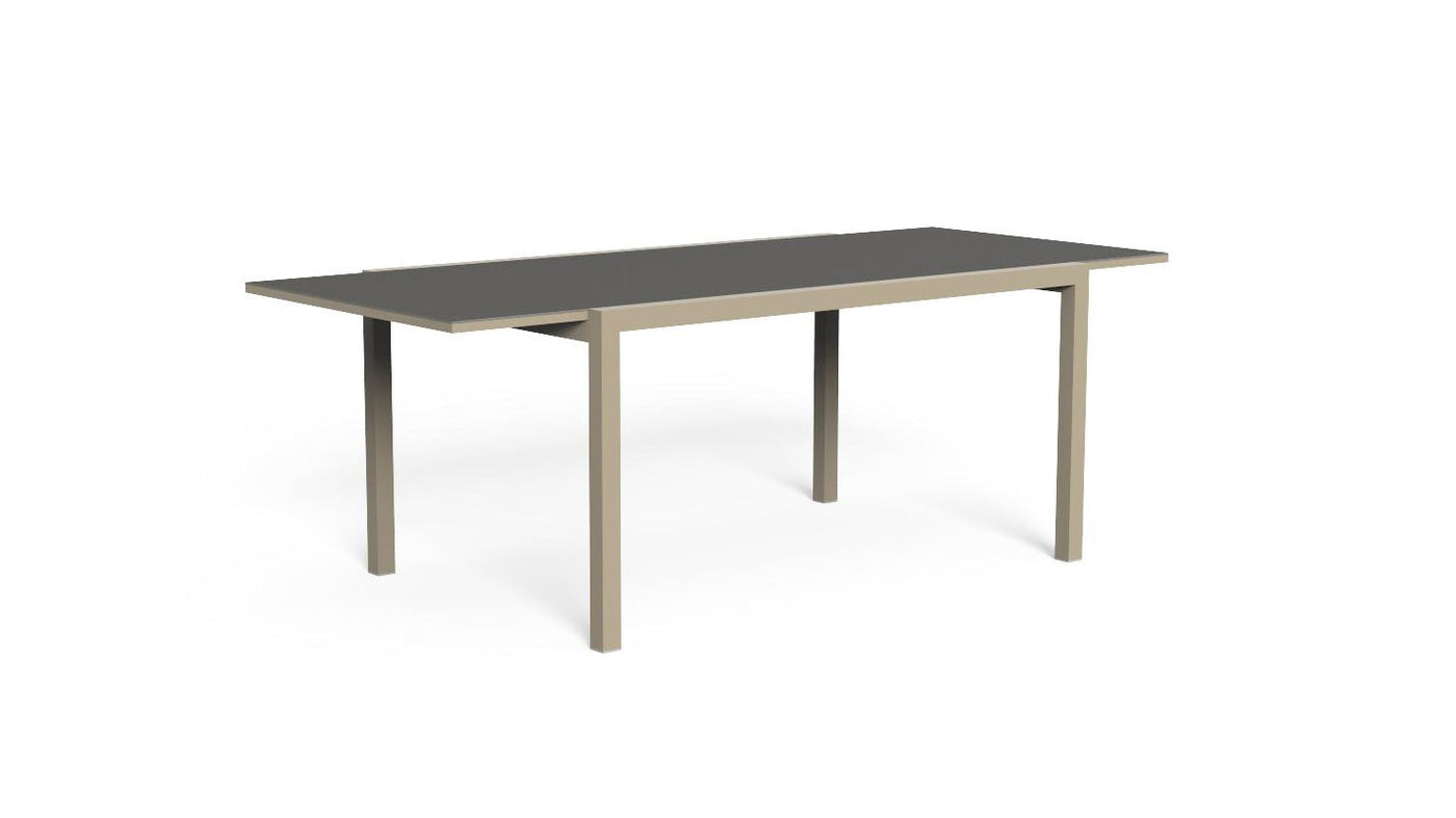 TOUCH set: Table à manger extensible pour l'extérieur + n. 6 TOUCH CHAISE POUR L'EXTÉRIEUR