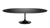 TULIP Oval table extensible plateau en laminé