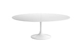 TULIP Oval table extensible plateau en laminé