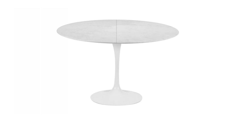 TULIP Round table extensible plateau en laminé