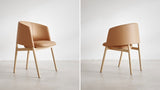 Collar dining chair