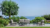 Set Finn: 1 canapé + 2 fauteuils + 2 tables basses pour l'extérieur