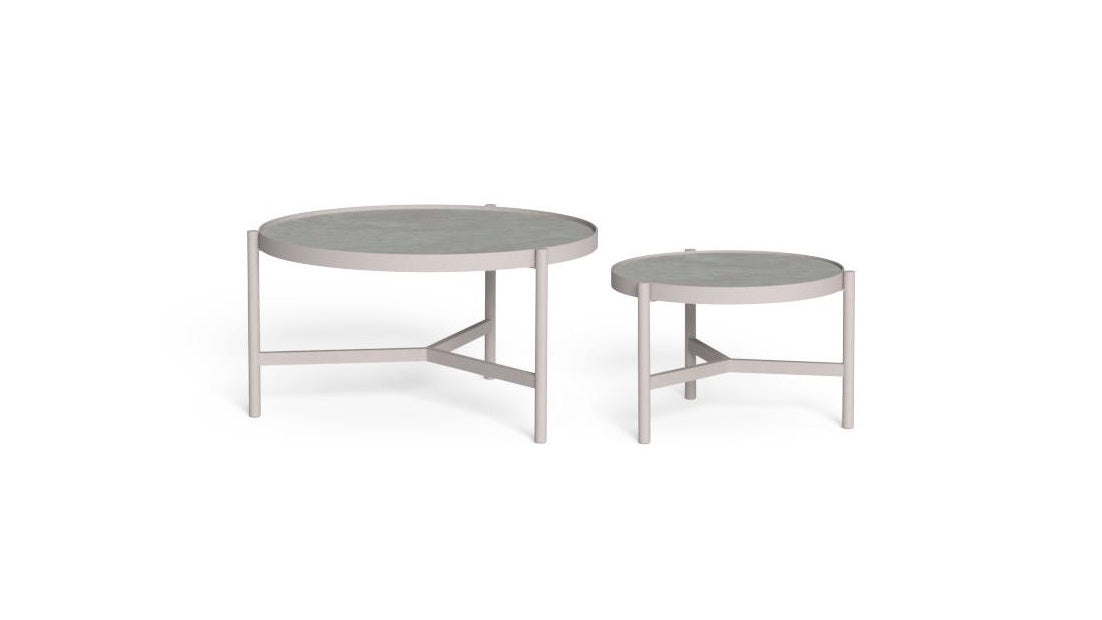 Set Finn: 1 canapé + 2 fauteuils + 2 tables basses pour l'extérieur