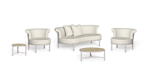 James Set: 1 sofa + 2 armchairs + 2 outdoor coffee tables