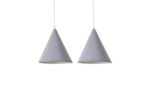 Set 2 Jazz Stripe Suspension Lampe