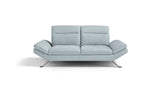 Luna 2-3 seater sofa with backrest equipped with sliding mechanism