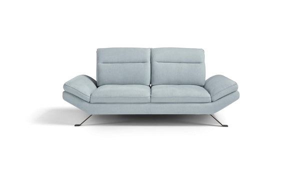 Luna 2-3 seater sofa with backrest equipped with sliding mechanism