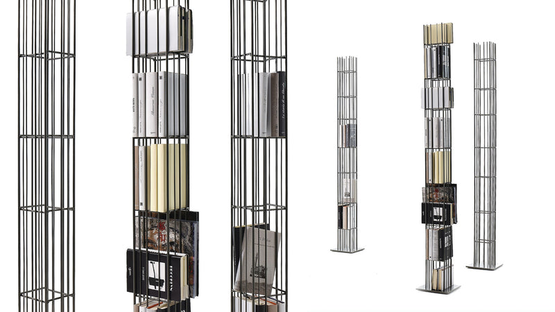 Metrica Tower bookcase by Mogg