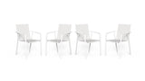 Set 4 MILO Dining armchair outdoor