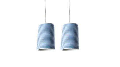 Set 2 Paint Stripe Suspension Lampe