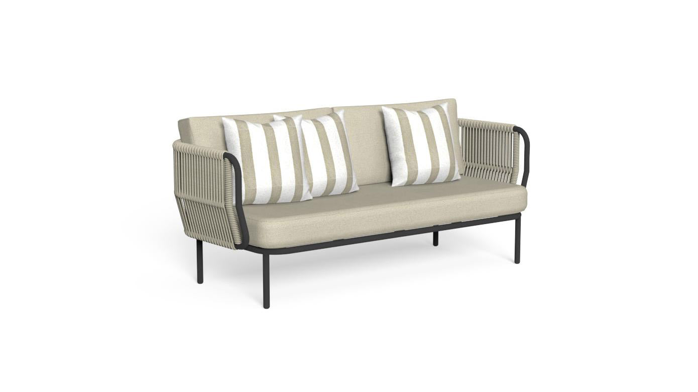 Set Plum: 1 Sofa + 2 Sessel + 1 Outdoor-Couchtisch