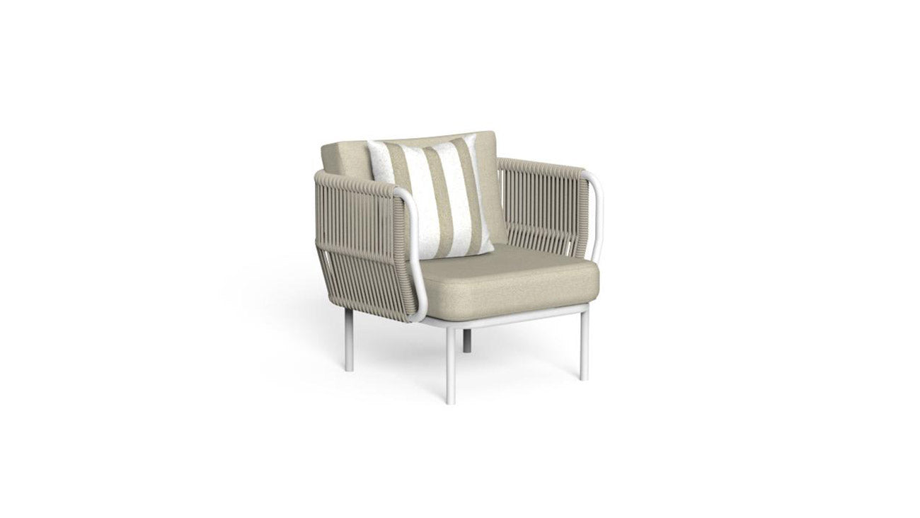 Set Plum: 1 Sofa + 2 Sessel + 1 Outdoor-Couchtisch