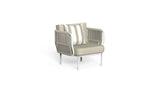 Set Plum: 1 Sofa + 2 Sessel + 1 Outdoor-Couchtisch