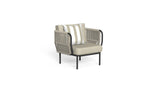 Set Plum: 1 Sofa + 2 Sessel + 1 Outdoor-Couchtisch