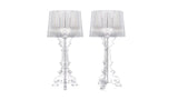 Set 2 Bourgie lamp by Kartell