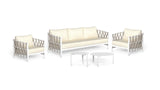Tess-Set: 1 Sofa + 2 Sessel + 2 Outdoor-Couchtische